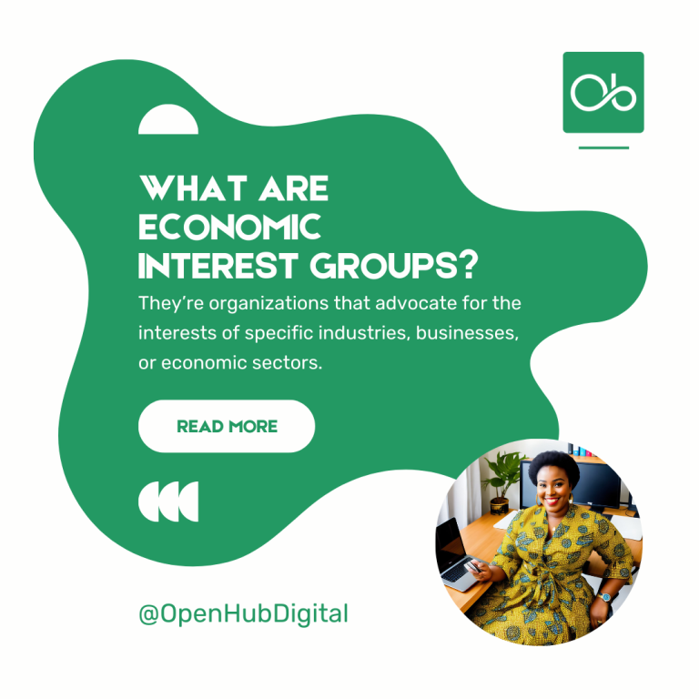 Economic interest groups