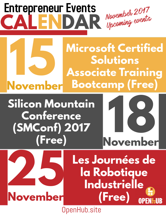 November Events Calendar