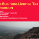 Business license tax