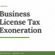 tax exoneration