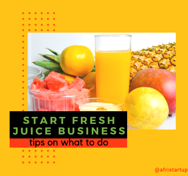 fresh juice business