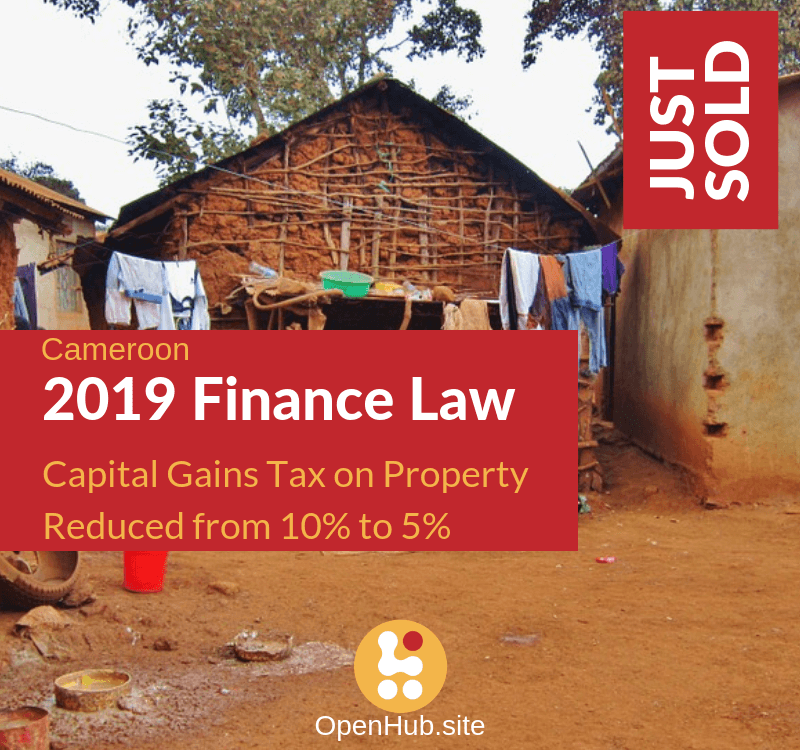 Capital Gains Tax in Cameroon