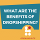 Benefits of dropshipping