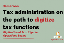Digitization of Tax Litigation Operations Begins in Cameroon