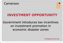 incentive for economic disaster zones