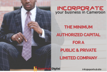 What is the minimum authorized capital for incorporating a company in Cameroon