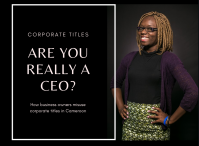 The proliferation of corporate titles in Cameroon