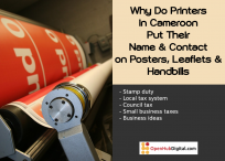 Why Do Printers Put Their Name & Number On Posters?