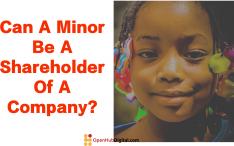 Can a child own shares in a company in Cameroon?
