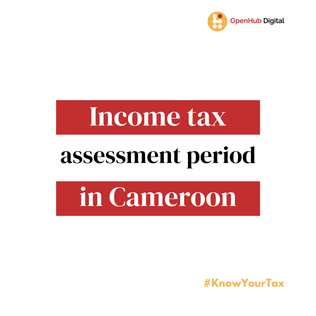 Company tax assessment period in Cameroon