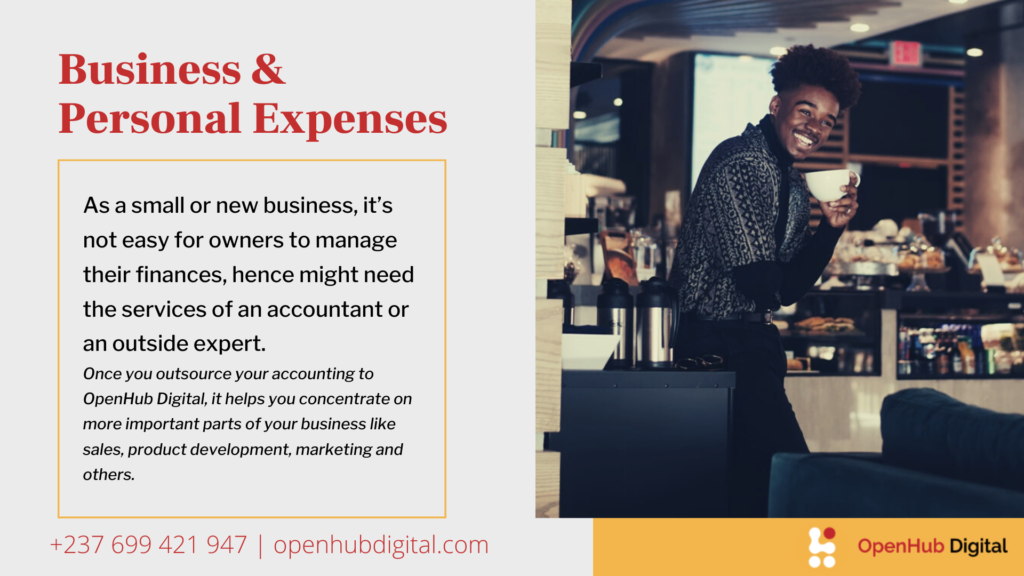 manage your business and personal expenses separately