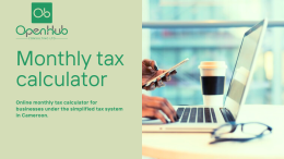 Simplified Taxation System: Monthly Tax Calculator Cameroon
