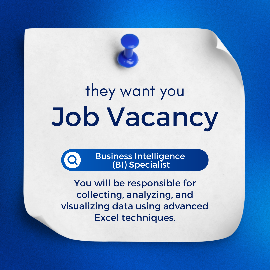 Business Intelligence (BI) Specialist with Excel Expertise