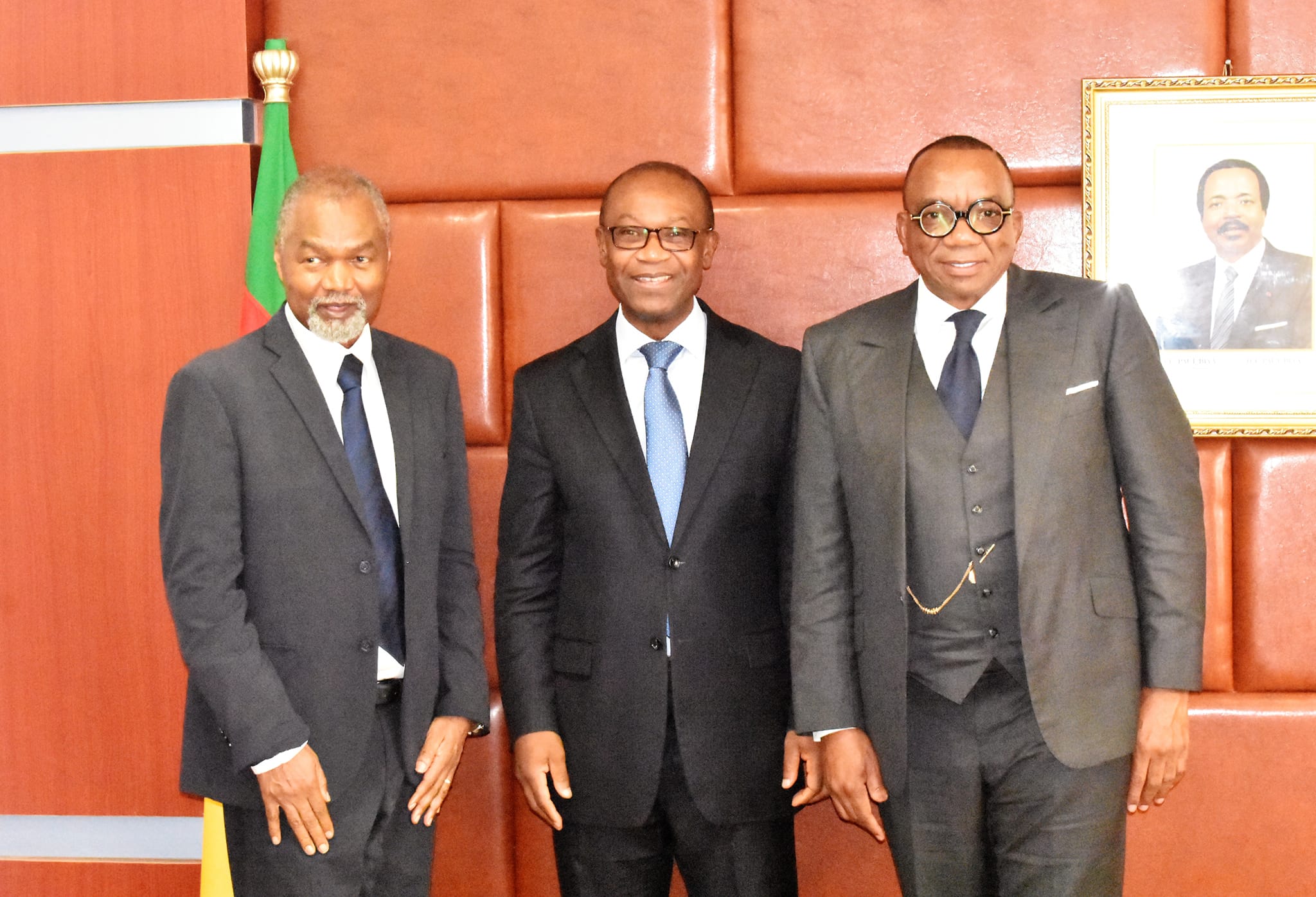 Minister Achille Bassilekin III Meets GECAM Delegation to Boost SMEs