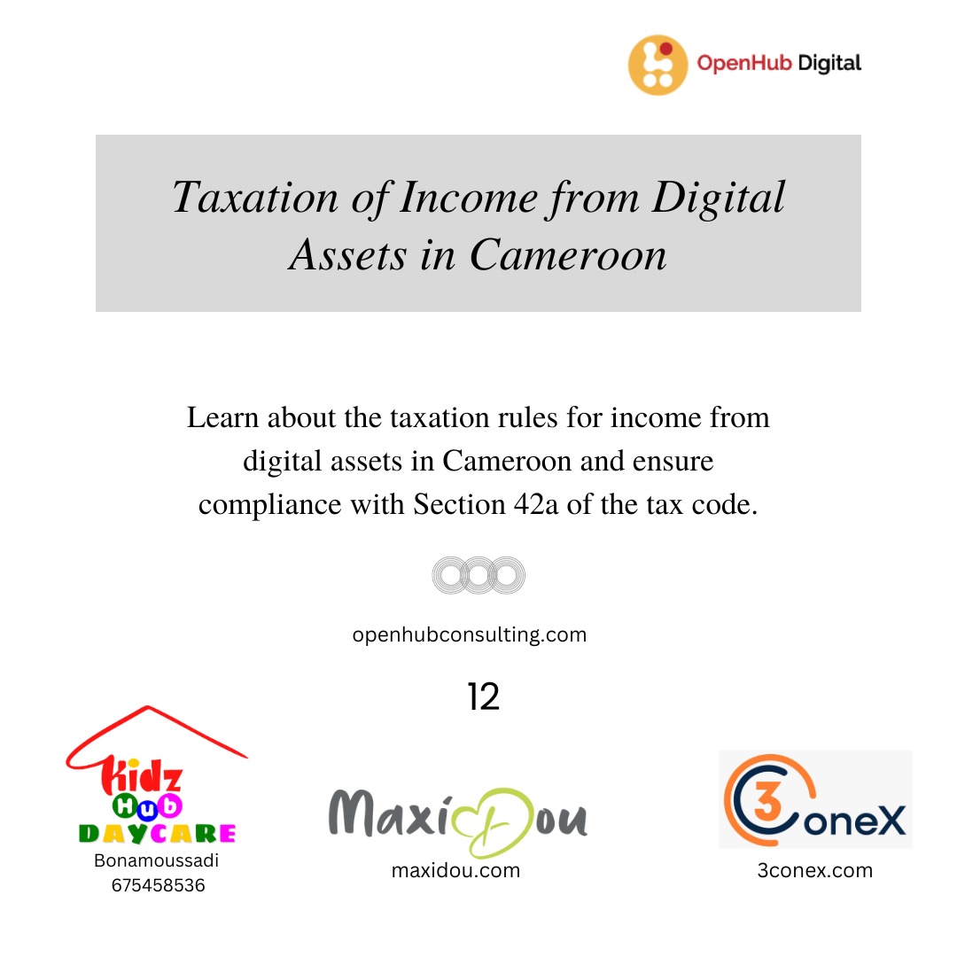 Taxation of Income from Digital Assets in Cameroon
