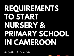 How to Start a Nursery & Primary School in Cameroon - English French Conditions pour ouvrir une école maternelle et primaire au Cameroun